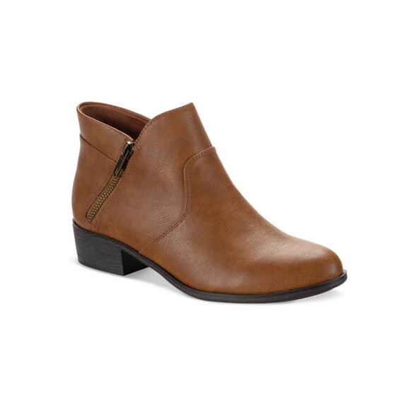 Sun + Stone Women's Adelinee Double Zip Ankle Booties - Picture 1 of 6